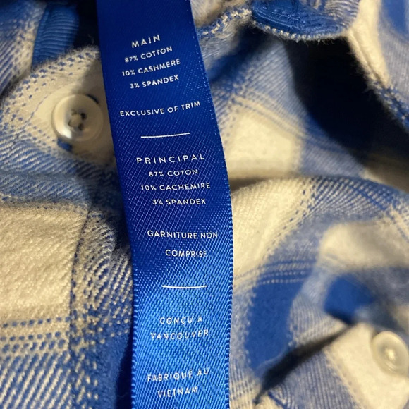 KIT and ACE royal blue and white flannel check men’s button down shirt
BIN 29 - Picture 6 of 8